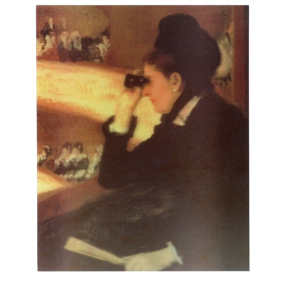 In the Loge At The Opera Mary Cassatt Art Demo Print 8" x 10" Lenticular 3D - Picture 1 of 2